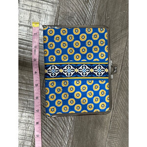 Vera Bradley‎ Quilted Blue Yellow Floral Kiss Lock Photo Album Brag Book 7.5x5.5